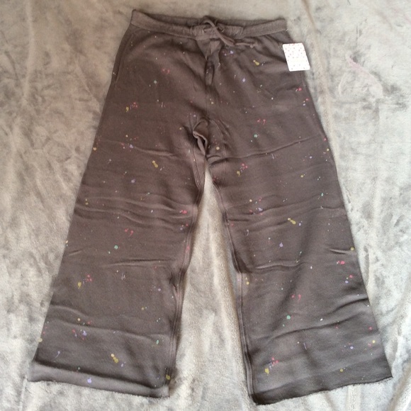 NWT Free People Paint Splatter Sideline Pants - Picture 5 of 7